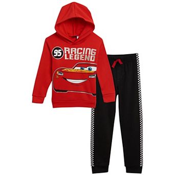 Disney Cars Racing Fleece 2 pc Hoodie and Pants Set