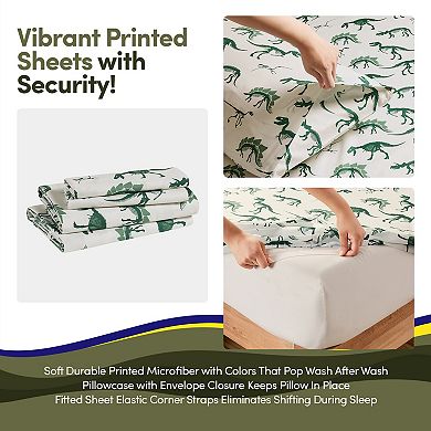 Sweet Home Collection Dinosaur Den Kids Bedding Set