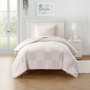 Sweet Home Collection Kids Chenille Checkered Bedding Set