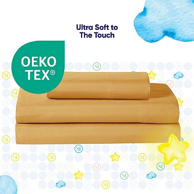 Sweet Home Collection Kids Construction Trucks Printed Bedding Set