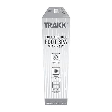TRAKK Heated Collapsible Foot Spa with Massage Rollers