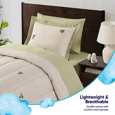 Sweet Home Collection Kids Savanna Animals Printed Bedding Set