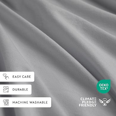 100% Cotton Percale 4-Piece Sheet Set