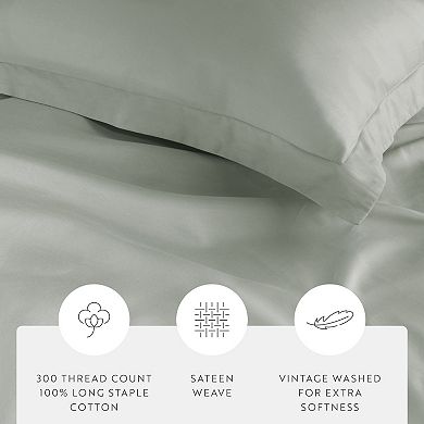 Brushed Cotton Duvet Cover and Insert Bedding Set
