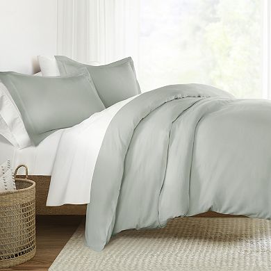 Brushed Cotton Duvet Cover and Insert Bedding Set