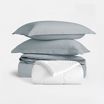 Brushed Cotton Duvet Cover and Insert Bedding Set