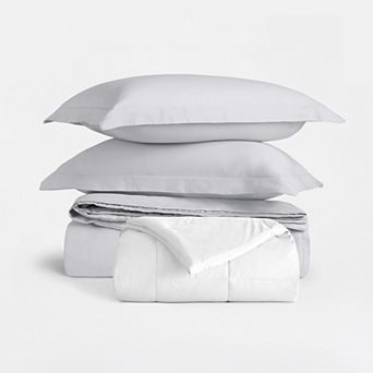 Brushed Cotton Duvet Cover and Insert Bedding Set