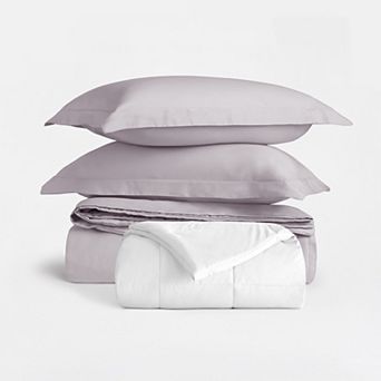 Brushed Cotton Duvet Cover and Insert Bedding Set
