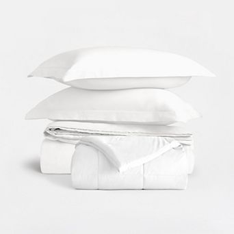 Brushed Cotton Duvet Cover and Insert Bedding Set
