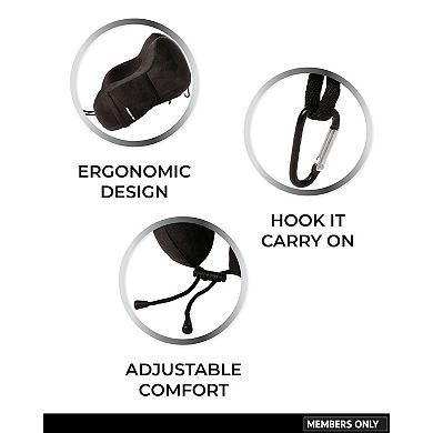 Members Only Memory Foam Neck Pillow