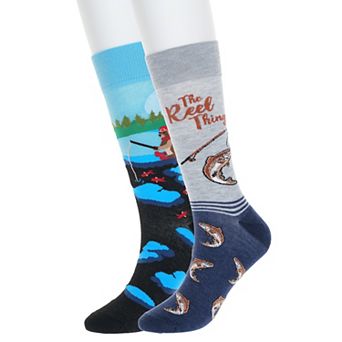 Men's Twisted Toes 2-Pack Nature Adventure Novelty Socks