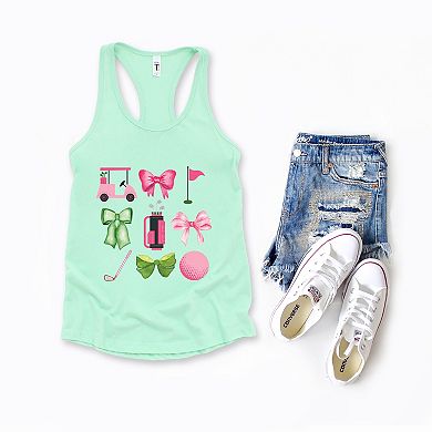 Simply Sage Market Golf Icons Coquette Racerback Tank