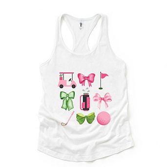 Simply Sage Market Golf Icons Coquette Racerback Tank