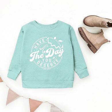 The Juniper Shop SmileyWorld Have The Day You Deserve Circle Youth Sweatshirt