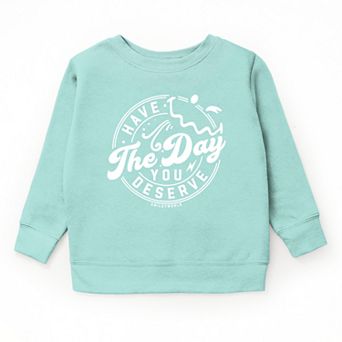 The Juniper Shop SmileyWorld Have The Day You Deserve Circle Youth Sweatshirt