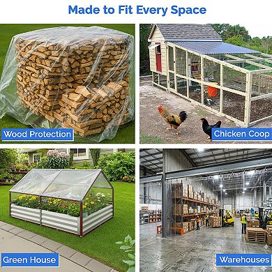 Covers&All Outdoor Curtain, Curtain, Water & Tear Proof PVC Tarp