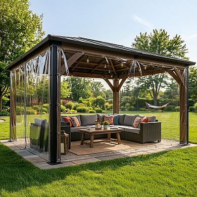 Covers&All Outdoor Curtain, Curtain, Water & Tear Proof PVC Tarp