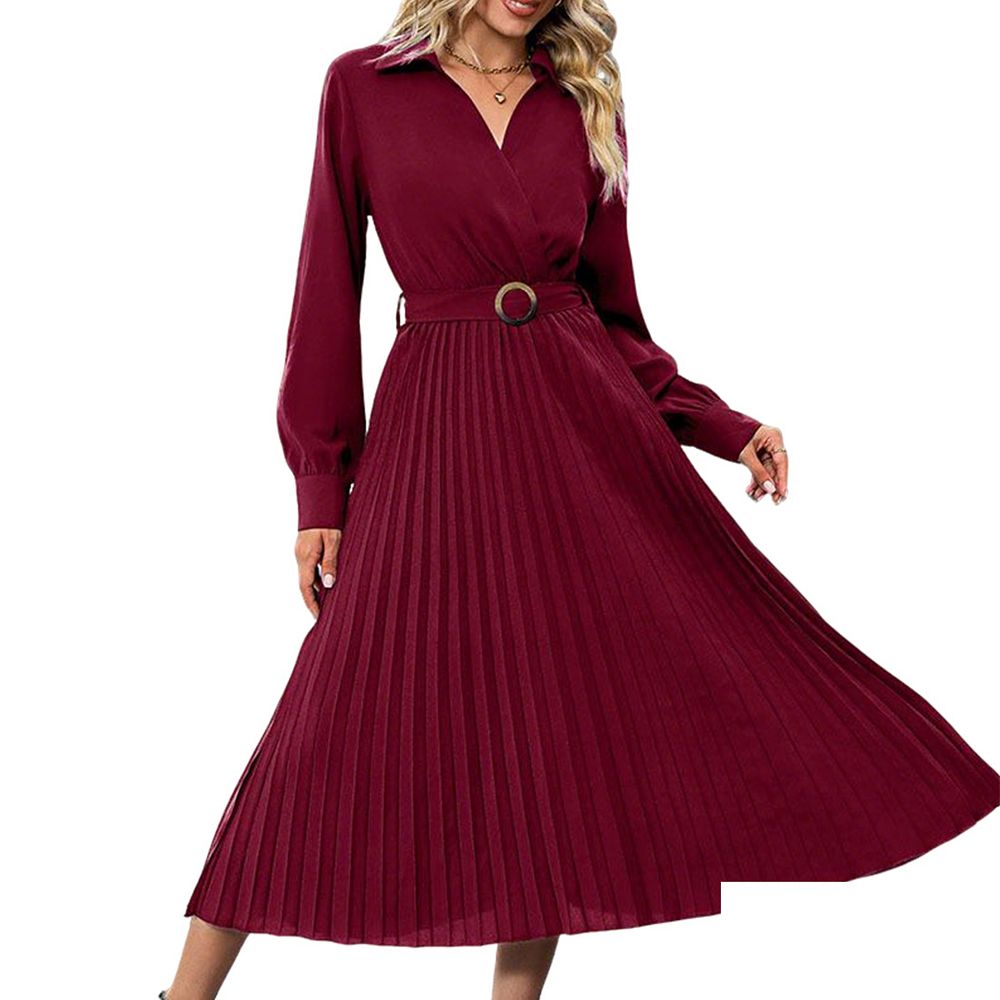 burnt orange midi dress Riley Midi Dress