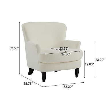 Gerald Upholstered Club Chair and Ottoman Set by Christopher Knight Home