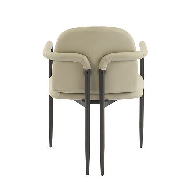 Taylor Dining Chairs with Iron Frame (Set of 2) by Christopher Knight Home