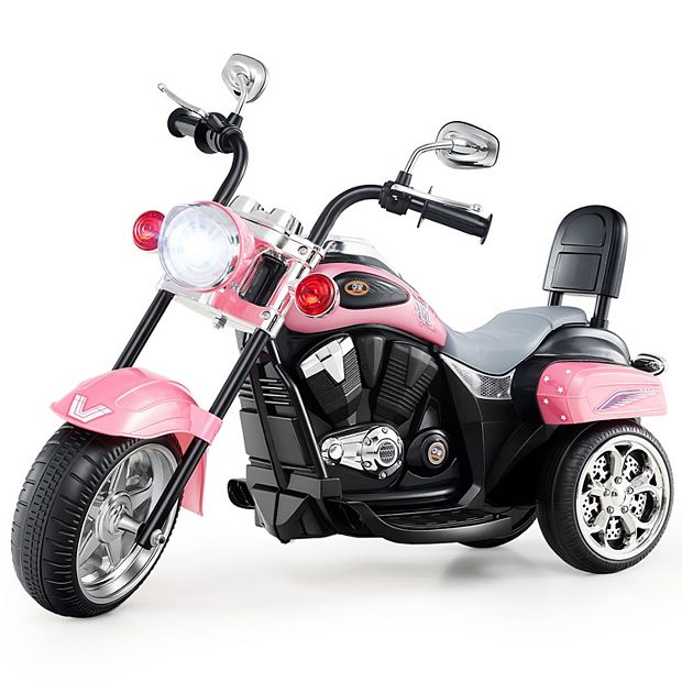 Gymax 6V Electric Kids Motorcycle 3-Wheel Ride On Toy w