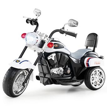 Gymax 6V Electric Kids Motorcycle 3-Wheel Ride On Toy w/ Adjustable Headlight