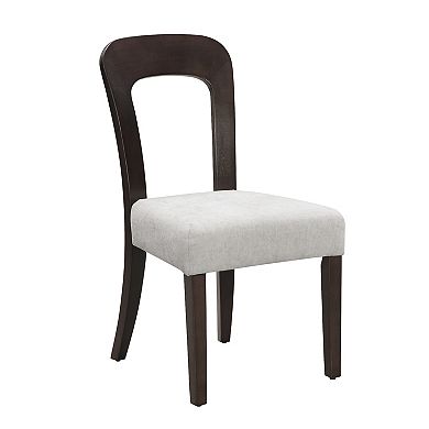 Adrian Upholstered Dining Chairs with Sturdy Wood Frame (Set of 2) by Christopher Knight Home
