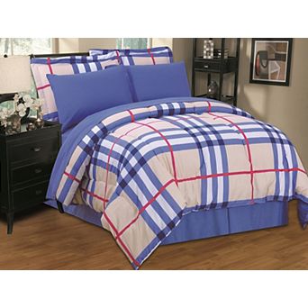 6-8 pc Bed in a Bag Comforter Sheet Set Luxurious Styles