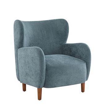 Parmelee Upholstered Wingback Club Chair by Christopher Knight Home