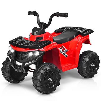 Gymax Kids Ride On Car 6V Battery Powered ATV w/4 Anti-skid Wheels Music Player