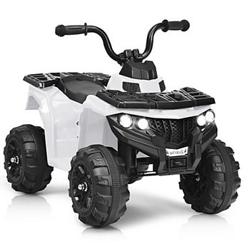 Gymax Kids Ride On Car 6V Battery Powered ATV w/4 Anti-skid Wheels Music Player