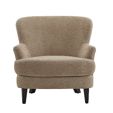 Gerald Boucle Upholstered Club Chair and Ottoman Set by Christopher Knight Home