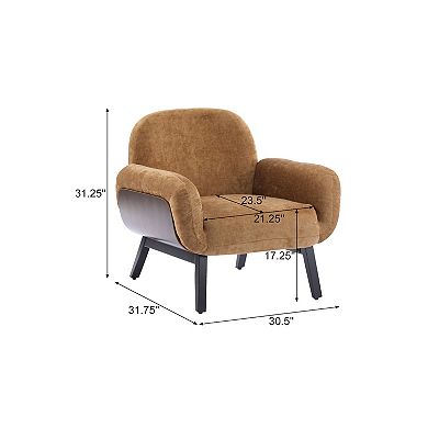 Audrey Modern Fabric Armchair by Christopher Knight Home