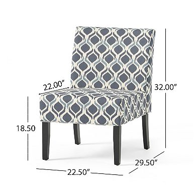 Lennox Contemporary Fabric Accent Chair by Christopher Knight Home
