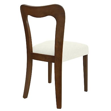 Fiona Upholstered Dining Chairs without Arm (Set of 2) by Christopher Knight Home