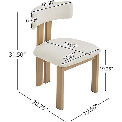 Stylish Round 26.5-inch Stool with Low Back Upholstered Seat (Set of 2) by Christopher Knight Home