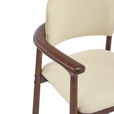 Mia Dining Room Chairs with PU Foam Seat (Set of 2) by Christopher Knight Home
