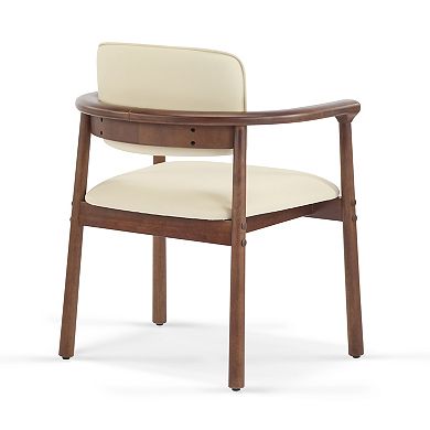 Mia Dining Room Chairs with PU Foam Seat (Set of 2) by Christopher Knight Home