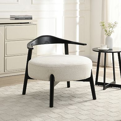 Modern Upholstered Accent Chair by Christopher Knight Home