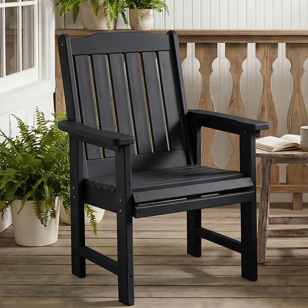 Fortune Candy HDPE Patio Dinning Chair, Heavy Duty 600 LBS, for