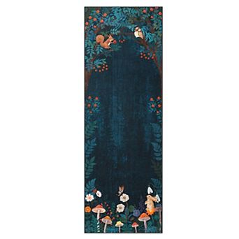 Fairy Tale Area Rug Ultra Thin & Soft Machine Washable Non Slip Rug for Kids' Room Nursery