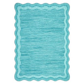 Garvee Modern Solid Color Area Rug Ultra Thin Non Slip Washable Floor Mat for Living Room Kitchen