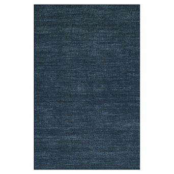 Garvee Solid Plain Texture Area Rug Low Pile Machine Washable Non Slip Mat for Modern Spaces