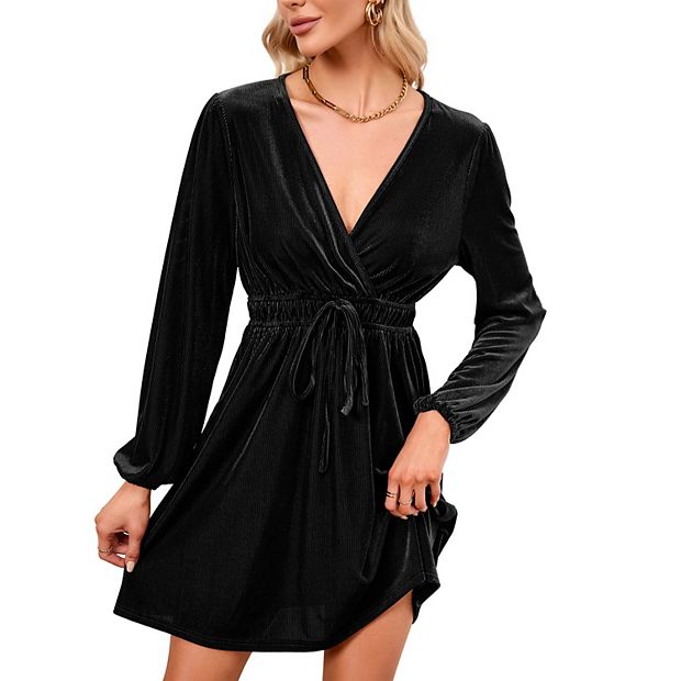 velvet wrap mini dress Reformation Size XS Emerald Green Velvet Wrap Mini Dress 3/4 Sleeve Burnout