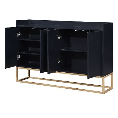 Whisen Modern Sideboard Elegant Buffet Cabinet with Large Storage Space for Dining Room