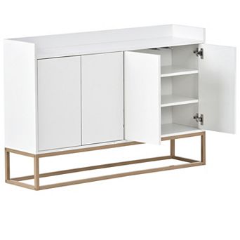 Whisen Modern Sideboard Elegant Buffet Cabinet with Large Storage Space for Dining Room