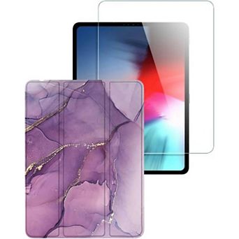 SAHARA - Marble Folio Case with Screen Protector - iPad Pro 12.9" (4th, 5th, and 6th Generation)