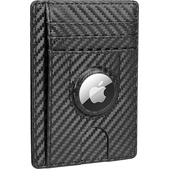 SAHARA- Slim Leather Wallet Case for Apple AirTag