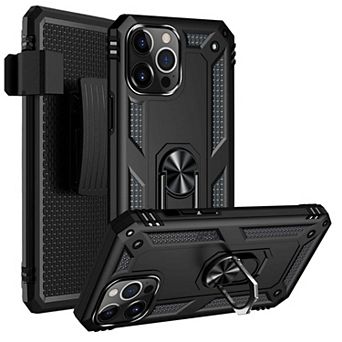 SAHARA - Raider Series Kickstand Case with Belt Clip - iPhone 13 Pro Max