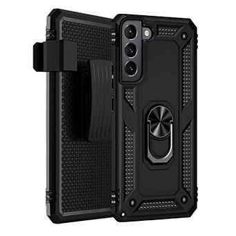 SAHARA - Military Kickstand Series Case with Belt Clip - Samsung Galaxy S22 Plus